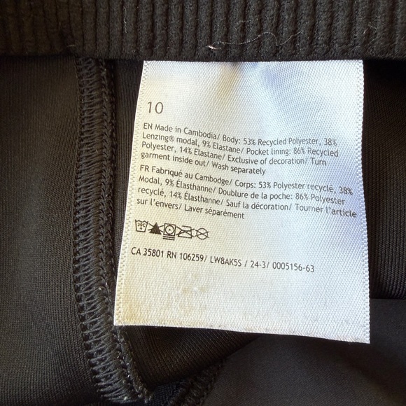 Lululemon Softstreme High Rise Midi Skirt, charcoal (black), size 10 - Picture 4 of 9